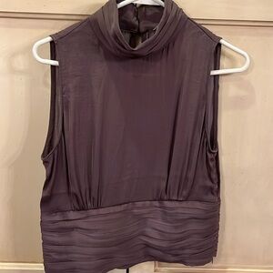 Naked Zebra Mock Neck Blouse